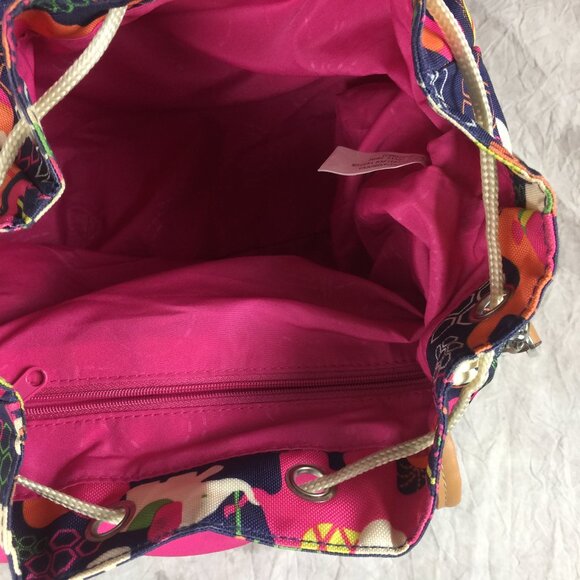 Adorable Lily Bloom Elephant Print Mini Backpack Nice Used Condition 🐘 - Picture 8 of 14